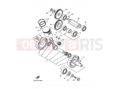 YAMAHA DT 230 DT230 DT230L 4TP3 1999 CRANKSHAFT & PISTON