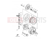 YAMAHA DT 230 DT230 DT230L 4TP3 1999 CLUTCH