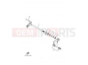 YAMAHA DT 230 DT230 DT230L 4TP3 1999 SHIFTER
