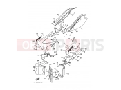 YAMAHA DT 230 DT230 DT230L 4TP3 1999 SIDE COVER