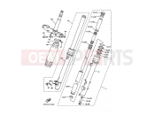 YAMAHA DT 230 DT230 DT230L 4TP3 1999 FRONT FORK