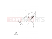 YAMAHA DT 230 DT230 DT230L 4TP3 1999 SEAT
