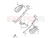 YAMAHA Jog 50 YV YV50C JOG CASUAL (5BM1) 1998 Side cover