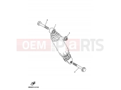 YAMAHA Jog 50 YV YV50C JOG CASUAL (5BM1) 1998 Rear suspension