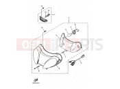 YAMAHA Skyliner 125 YP 125 YP125E SKYLINER (5DS2) 1998 PROIETORE ANTERIORE