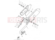 YAMAHA Skyliner 125 YP 125 YP125E SKYLINER (5DS4) 1998 EXHAUST