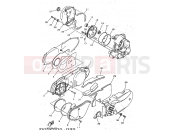 YAMAHA Skyliner 125 YP 125 YP125E SKYLINER (5DS4) 1998 CRANKCASE COVER 1