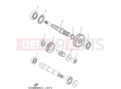 YAMAHA Skyliner 125 YP 125 YP125E SKYLINER (5DS4) 1998 TRANSMISSION
