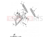 YAMAHA Skyliner 125 YP 125 YP125E SKYLINER (5DS4) 1998 REAR ARM & SUSPENSION