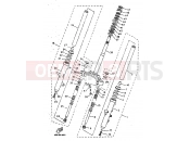 YAMAHA Skyliner 125 YP 125 YP125E SKYLINER (5DS4) 1998 STEERING
