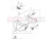 YAMAHA Skyliner 125 YP 125 YP125E SKYLINER (5DS4) 1998 HEADLIGHT