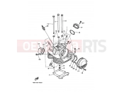 YAMAHA YFM 400 YFM400FW YFM400FWK 4SHB 1998 CYLINDER HEAD