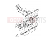 YAMAHA YFM 400 YFM400FW YFM400FWK 4SHB 1998 MIDDLE DRIVE GEAR
