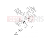 YAMAHA YFM 400 YFM400FW YFM400FWK 4SHB 1998 EMBLEM & LABEL 1