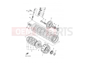 YAMAHA XJ 600 N Diversion Naked XJ600N (4KE9) 1998 EMBRAYAGE
