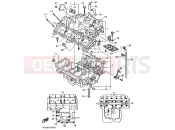 YAMAHA YZF 600 R Thundercat YZF600R YZF (5AH4) 1998 CRANKCASE