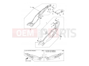 YAMAHA YZF 600 R Thundercat YZF600R YZF (5AH4) 1998 SIDE COVER