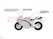 DUCATI Superbike 749 R WARNING LABELS USA » UNCLASSIFIED