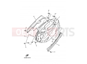 YAMAHA Jog 50 CY CY50 JOG (3KJE) 1997 Side cover