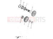 YAMAHA Aerox 50 YQ 50 YQ50 AEROX (5DP1) 1997 TRANSMISSION