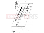 YAMAHA Aerox 50 YQ 50 YQ50 AEROX (5DP1) 1997 FRONT FORK