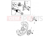 YAMAHA Aerox 50 YQ 50 YQ50 AEROX (5DP1) 1997 FRONT BRAKE CALIPER