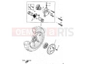 YAMAHA Aerox 50 YQ 50 YQ50 AEROX (5DP1) 1997 REAR BRAKE CALIPER