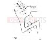 YAMAHA Aerox 50 YQ 50 YQ50 AEROX (5DP1) 1997 STEERING HANDLE & CABLE