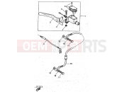 YAMAHA Aerox 50 YQ 50 YQ50 AEROX (5DP1) 1997 FRONT MASTER CYLINDER