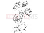 YAMAHA Aerox 50 YQ 50 YQ50 AEROX (5DP1) 1997 LEG SHIELD
