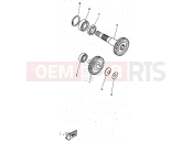 YAMAHA Aerox 50 YQ 50 YQ50 AEROX (5CK1) 1997 TRANSMISION