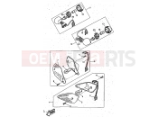 YAMAHA Aerox 50 YQ 50 YQ50 AEROX (5CK1) 1997 LUZ DE DESTELLADOR