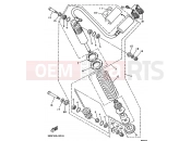 YAMAHA YFM 350 YFM350X YFM350XJ 3GDK 1997 REAR SUSPENSION