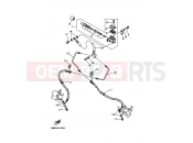 YAMAHA YFM 350 YFM350X YFM350XJ 3GDK 1997 FRONT MASTER CYLINDER