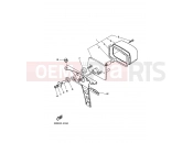 YAMAHA YFM 350 YFM350X YFM350XJ 3GDK 1997 TAILLIGHT 2