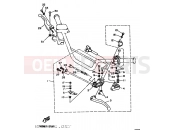YAMAHA YFM 350 YFM350X YFM350XJ 3GDK 1997 HANDLE SWITCH & LEVER