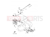 YAMAHA YFM 350 YFM350U YFM350UJ 4UH4 1997 STAND & FOOTREST
