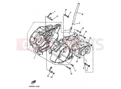 YAMAHA YFM 350 YFM350FW 3HNW 1997 CRANKCASE