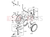 YAMAHA YFM 350 YFM350FW 3HNW 1997 FRONT BRAKE