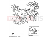 YAMAHA YFM 350 YFM350FW 3HNW 1997 EMBLEM & LABEL 2