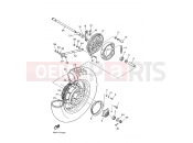 YAMAHA XV 535 Virago XV535 VIRAGO (4KUY) 1997 REAR WHEEL