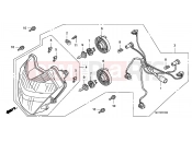 HONDA FJS400D6 ED SILVER WING 400 2006 F-1 HEADLIGHT