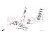 HONDA FJS400D6 ED SILVER WING 400 2006 F-7 STEERING STEM