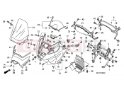 HONDA FJS400D6 ED SILVER WING 400 2006 F-9 FRONT COVER
