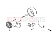 HONDA FJS400D6 ED SILVER WING 400 2006 E-9 GENERATOR