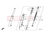 HONDA FJS400D6 ED SILVER WING 400 2006 F-14 FRONT FORK