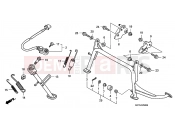 HONDA FJS400D6 ED SILVER WING 400 2006 F-25 STAND