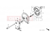 HONDA PC800 Pacific Coast 1996 F-14 REAR BRAKE PANEL