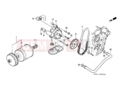 HONDA PC800 Pacific Coast 1996 E-12 OIL FILTER/OIL PUMP
