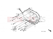HONDA PC800 Pacific Coast 1996 E-6 RIGHT CRANKCASE COVER